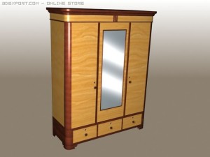 wardrobe 3Dモデル