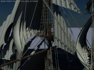 granado tallship Modelo 3D