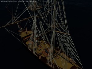 granado tallship Modelo 3D