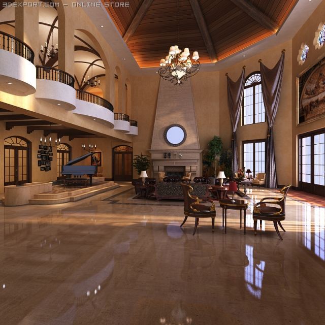 027 3D 모델 .c4d .max .obj .3ds .fbx .stl .blend 