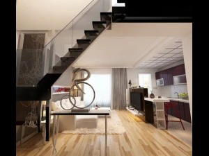 living room photoreal 3D Model