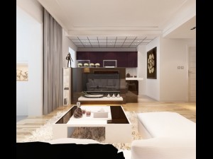 living room photoreal 3D Model