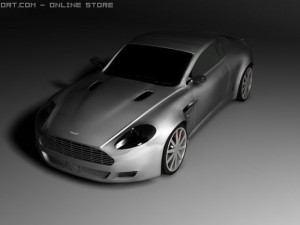 aston martin db9 Modèle 3D