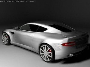 aston martin db9 Modelo 3D