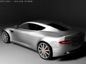 aston martin db9 3D Model