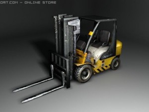 nissan forklift Modèle 3D