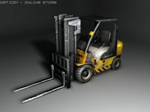 nissan forklift 3D Model