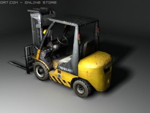 nissan forklift 3D Model