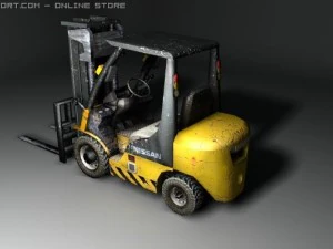 nissan forklift 3D Model