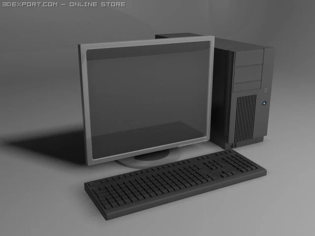 ordinateur personnel Modèle 3D .c4d .max .obj .3ds .fbx .stl .blend 