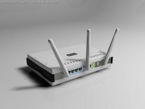 router Modello 3D