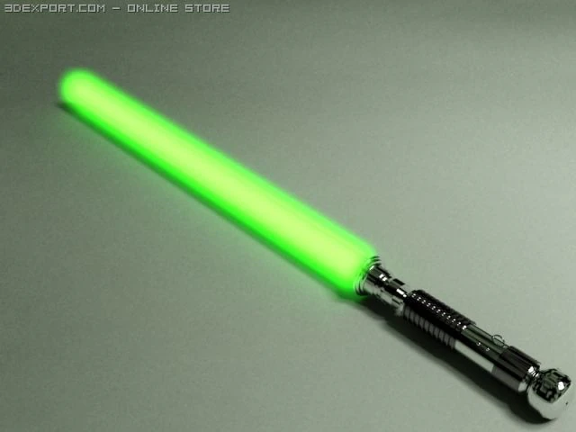 lightsaber 3D Model .c4d .max .obj .3ds .fbx .stl .blend 