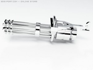 minigun 3D-Modell
