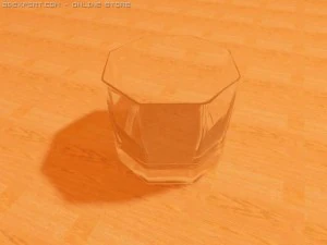 八面玻璃 3D 模型