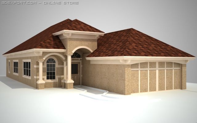 house02 Model 3D .c4d .max .obj .3ds .fbx .stl .blend