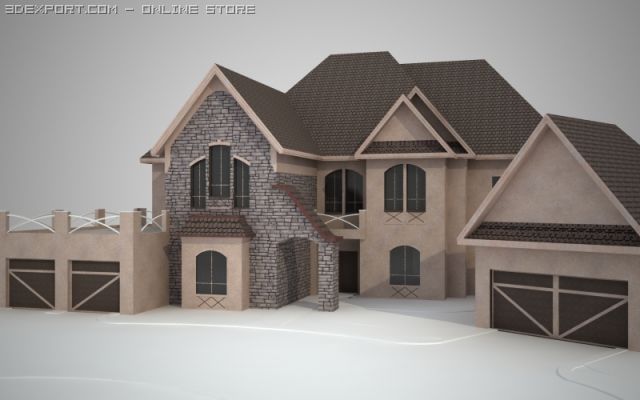house03 3D Model .c4d .max .obj .3ds .fbx .stl .blend 