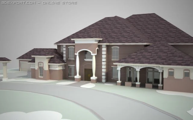 house04 3D Model .c4d .max .obj .3ds .fbx .stl .blend
