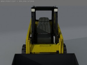 skid steer loader komatsu style bobcat 3D Model