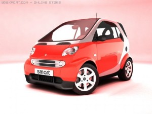 smart fortwo 3D Модель