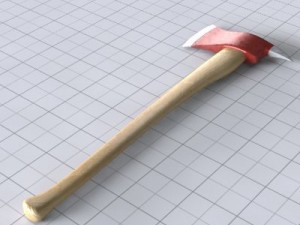 fireman axe 3D 모델