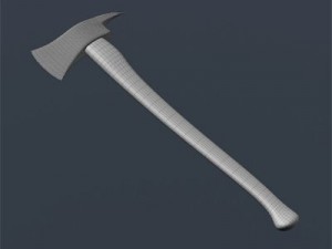 fireman axe 3D 모델