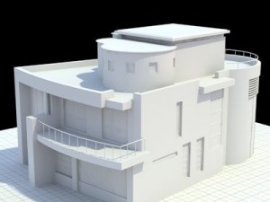 luxury house Model 3D