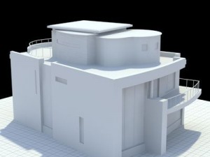 luxury house Model 3D
