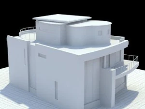 luxury house 3D Model