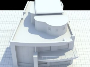 luxury house Model 3D