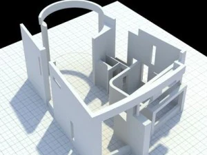 luxury house 3D Model