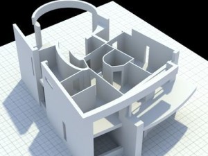 luxury house Model 3D