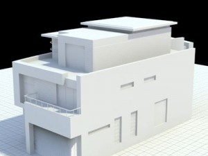 luxury house 2 Model 3D