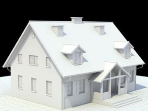 single family house Modelo 3D
