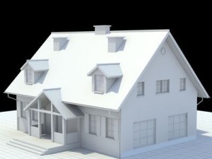 single family house Modelo 3D