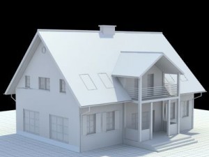 single family house Modelo 3D
