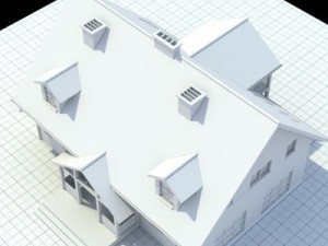 single family house Modelo 3D