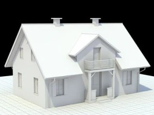 single family house 3D Model