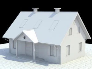 single family house 3D Model