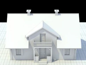 single family house 3D Model