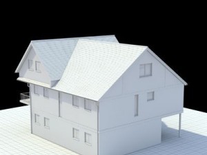 highly detailed english house 3D Model