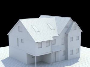 highly detailed english house 3D Model