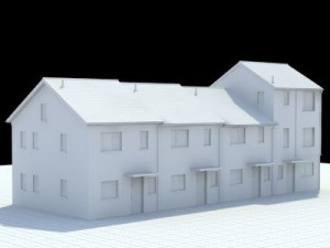 highly detailed english house 2 3D-Modell