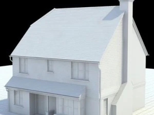 highly detailed english house 3 3D Model