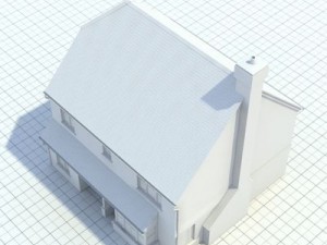 highly detailed english house 3 3D Model