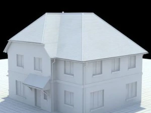 highly detailed english house 4 3D Model