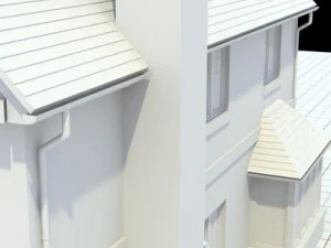 highly detailed english house 4 3D Model