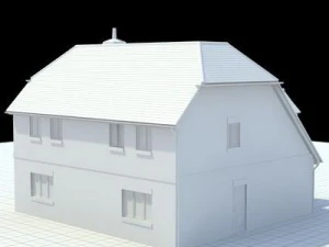 highly detailed english house 5 3D Model