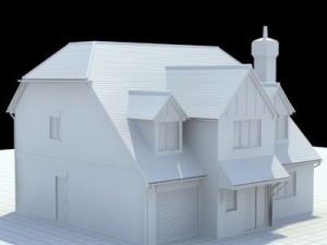 highly detailed english house 5 3Dモデル