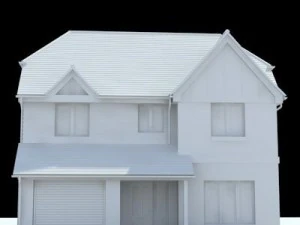 highly detailed english house 6 3D Model
