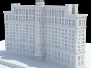 luxury hotel 3D Model